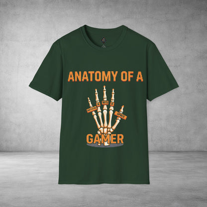 Anatomy of a Gamer T-Shirt — Skeleton Hand Gamer Tee