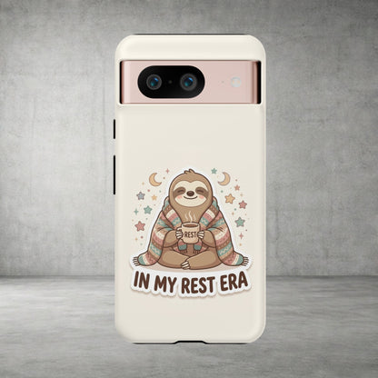 Phone Case — "In My Rest Era" Sloth Cozy Cute Protective Case