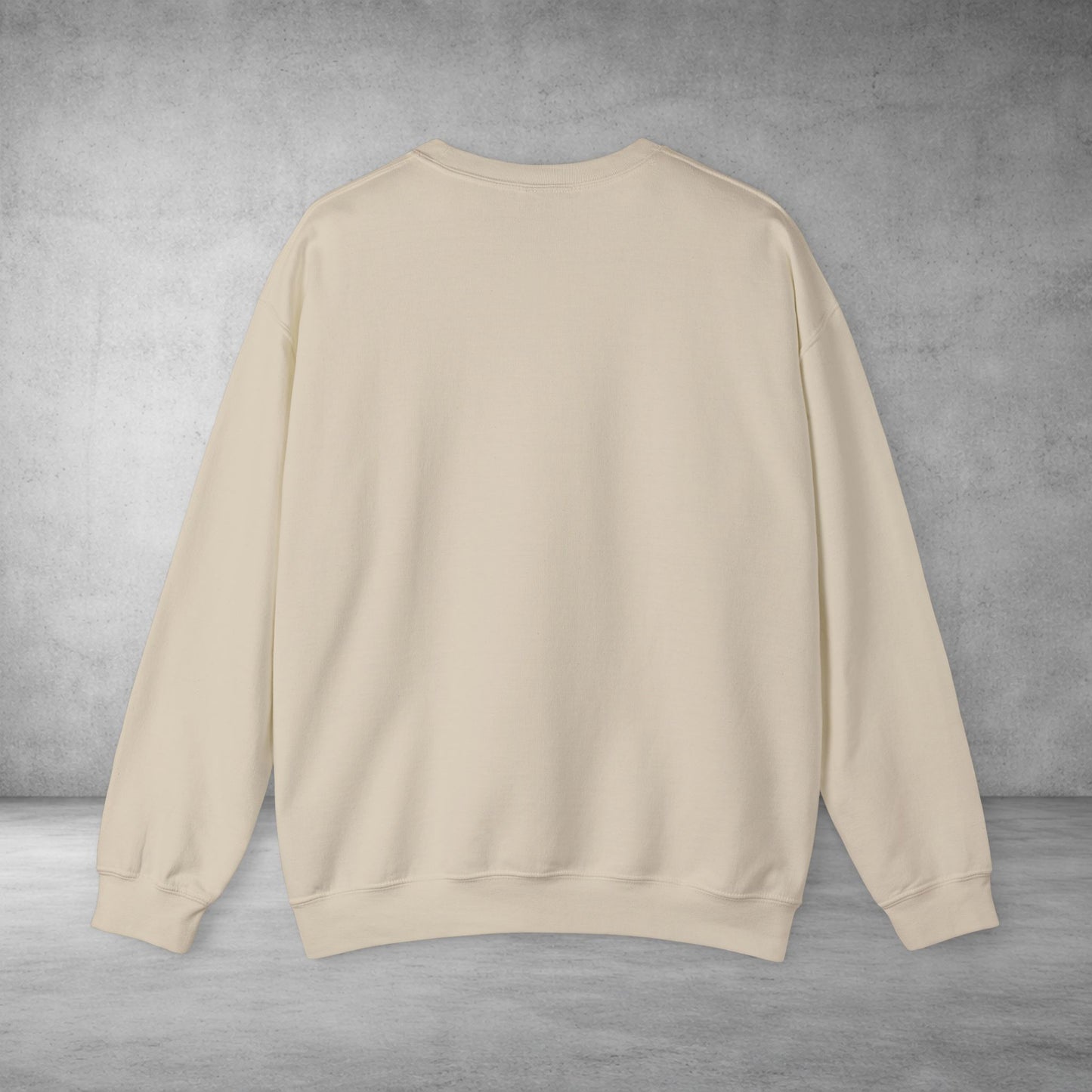 Crewneck Sweatshirt — Colourful Overlap Ghost Art Graphic