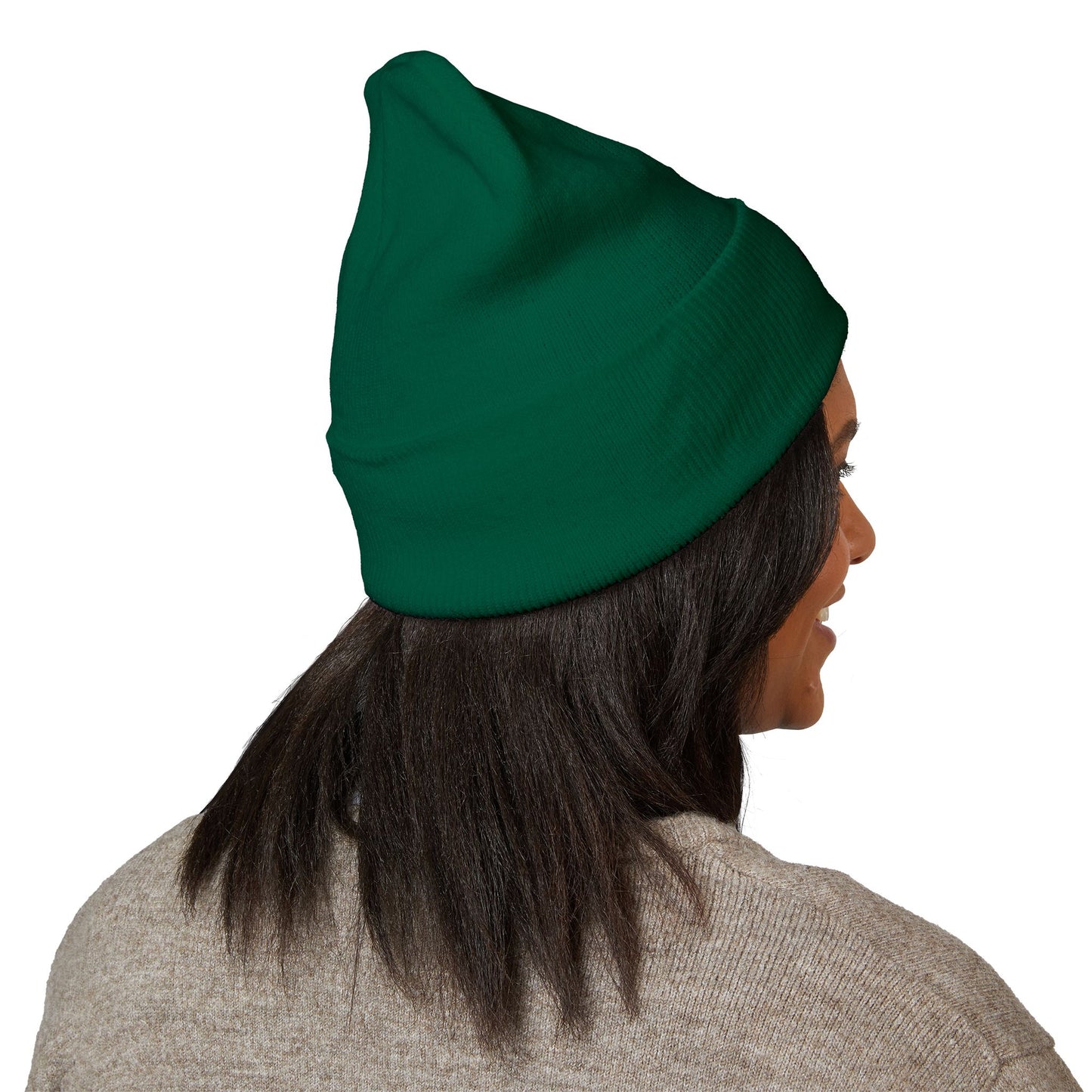 A Blue Ember Creative - Embroidered Diamond Cuffed Beanie