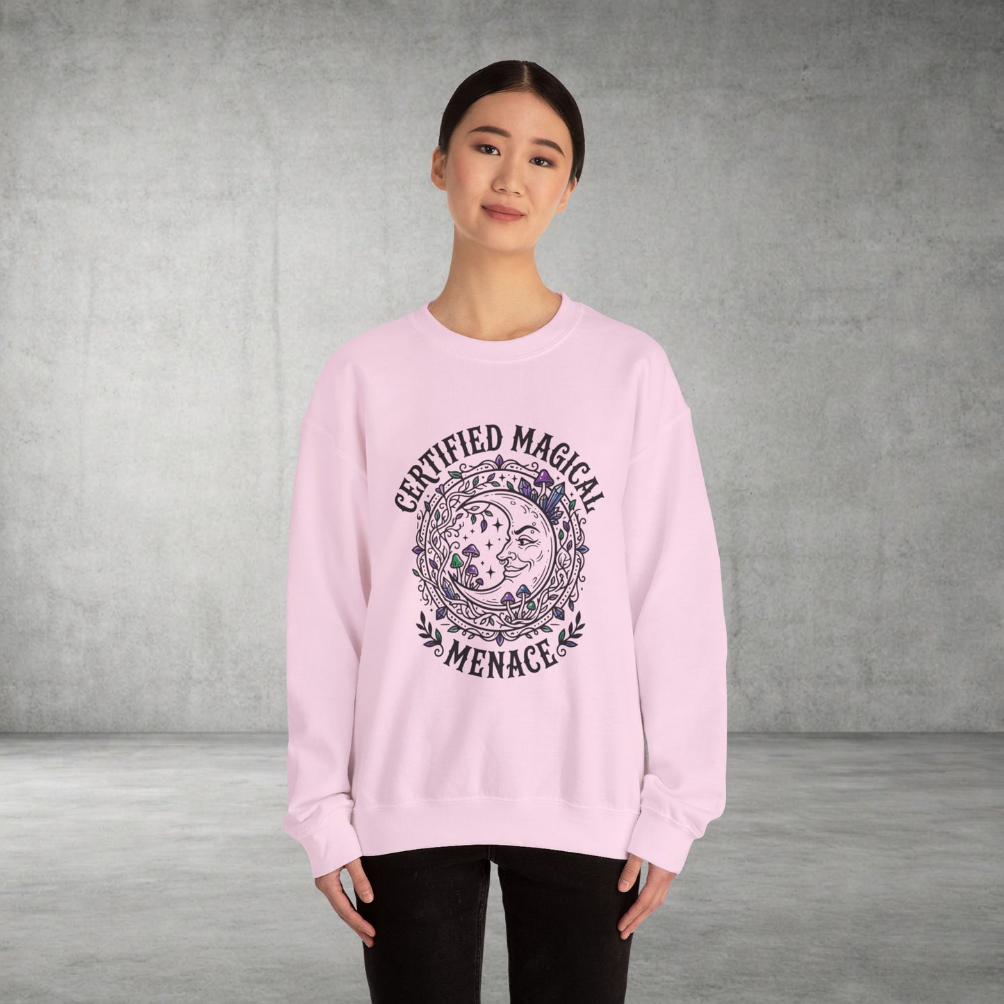 Certified Magical Menace Sweatshirt | witchy, goblincore, celestial vibes