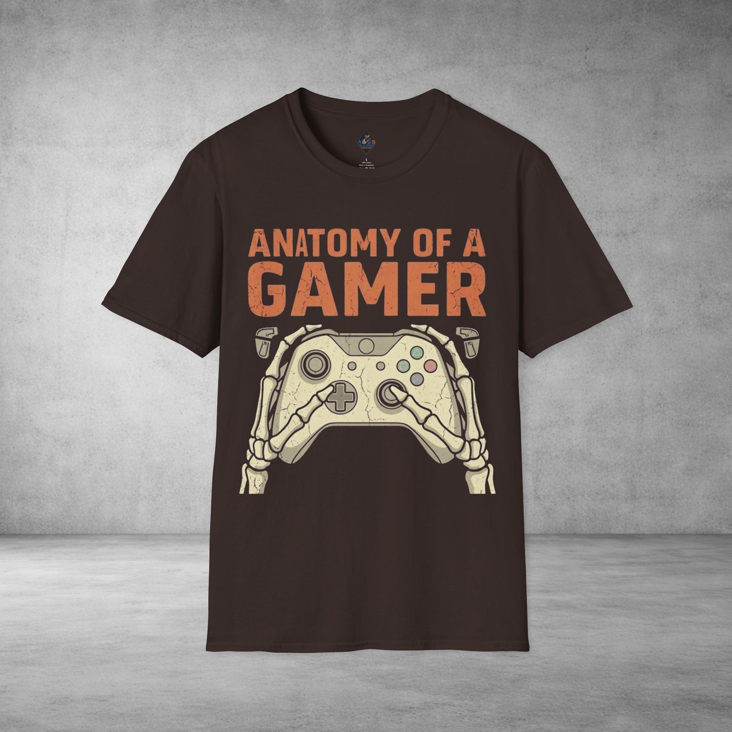 Anatomy of a Gamer T-Shirt – Retro Controller Graphic Tee for Gamers