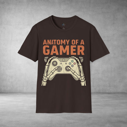 Anatomy of a Gamer T-Shirt – Retro Controller Graphic Tee for Gamers