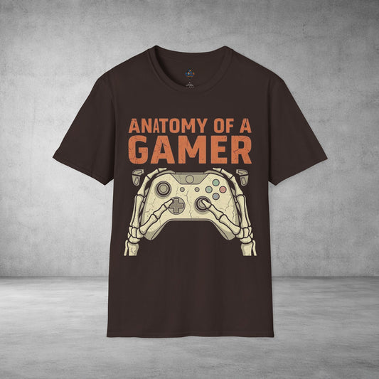 Anatomy of a Gamer T-Shirt – Retro Controller Graphic Tee for Gamers