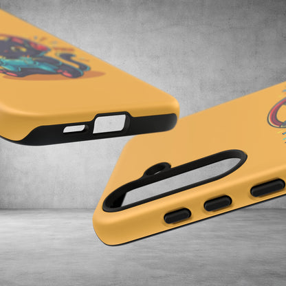 Cute Gamer Cat Phone Case - 'Pew Pew' Controller Design