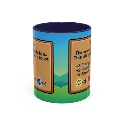 Stardew Valley Inspired Mug – Cozy Gamer Tea Cup – Farming Game Gift – Pixel Art Aesthetic Mug