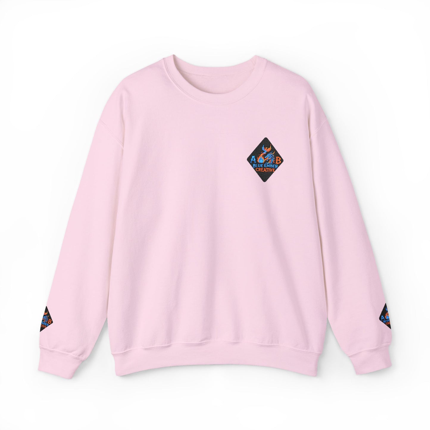 A Blue Ember Patch Crewneck Sweatshirt