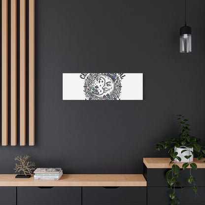 Certified Magical Menace Canvas | witchy goblincore celestial art