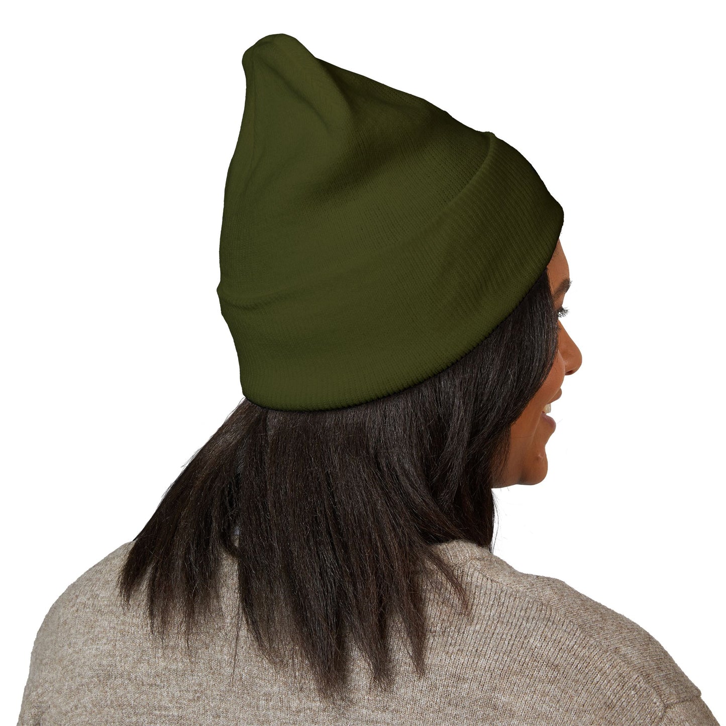 A Blue Ember Creative - Embroidered Diamond Cuffed Beanie