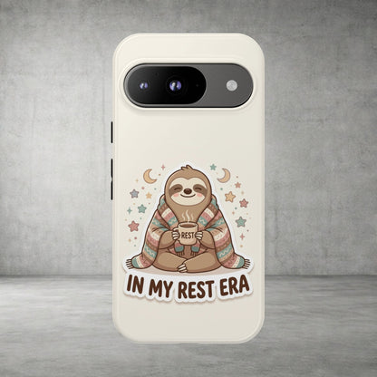 Phone Case — "In My Rest Era" Sloth Cozy Cute Protective Case
