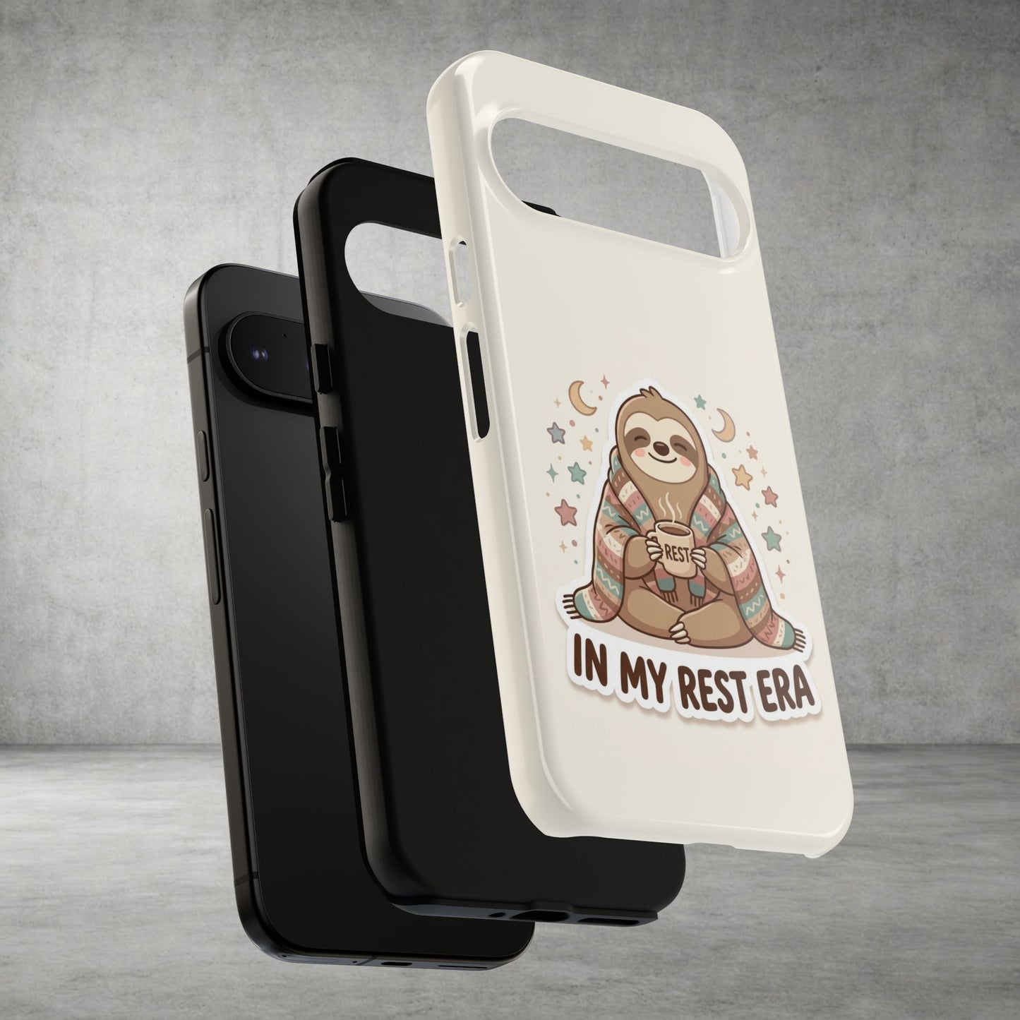 Phone Case — "In My Rest Era" Sloth Cozy Cute Protective Case