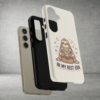 Phone Case — "In My Rest Era" Sloth Cozy Cute Protective Case
