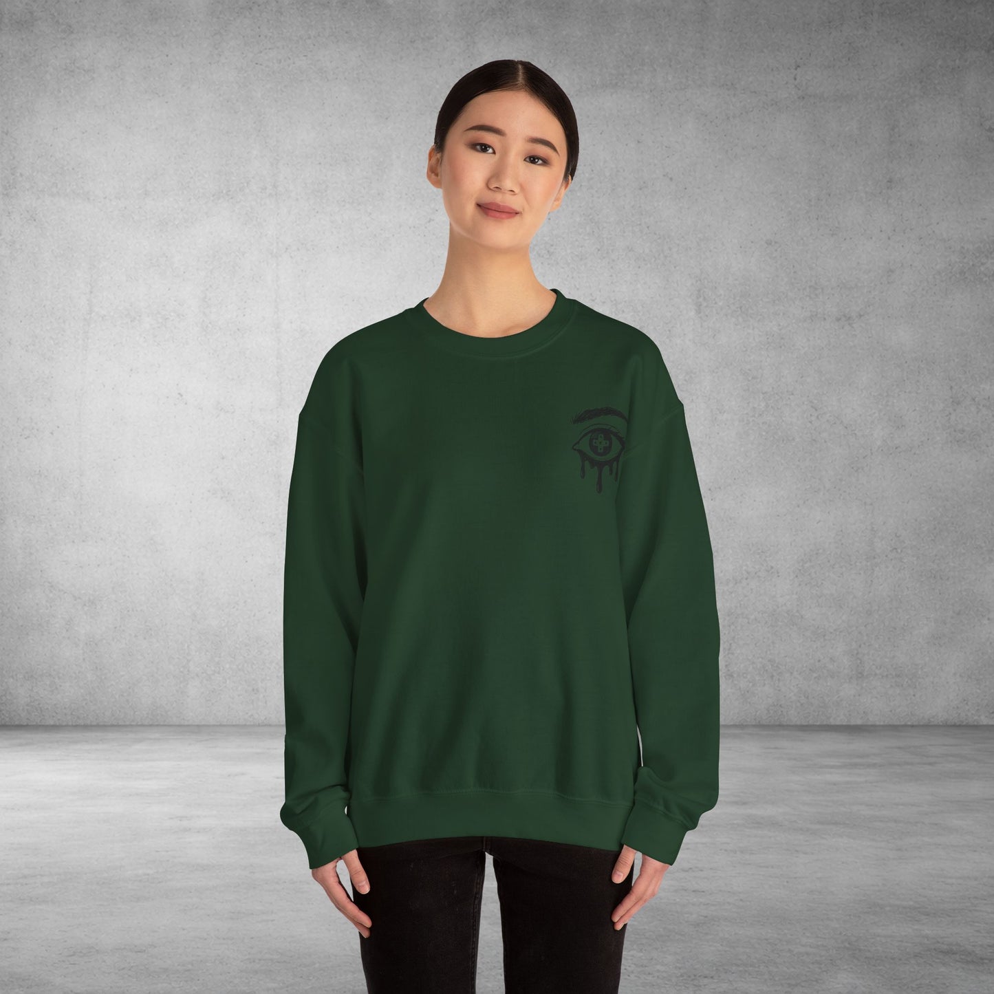 Dripping Eye Crewneck Sweatshirt