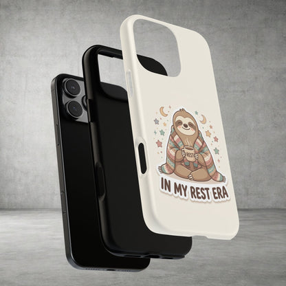 Phone Case — "In My Rest Era" Sloth Cozy Cute Protective Case