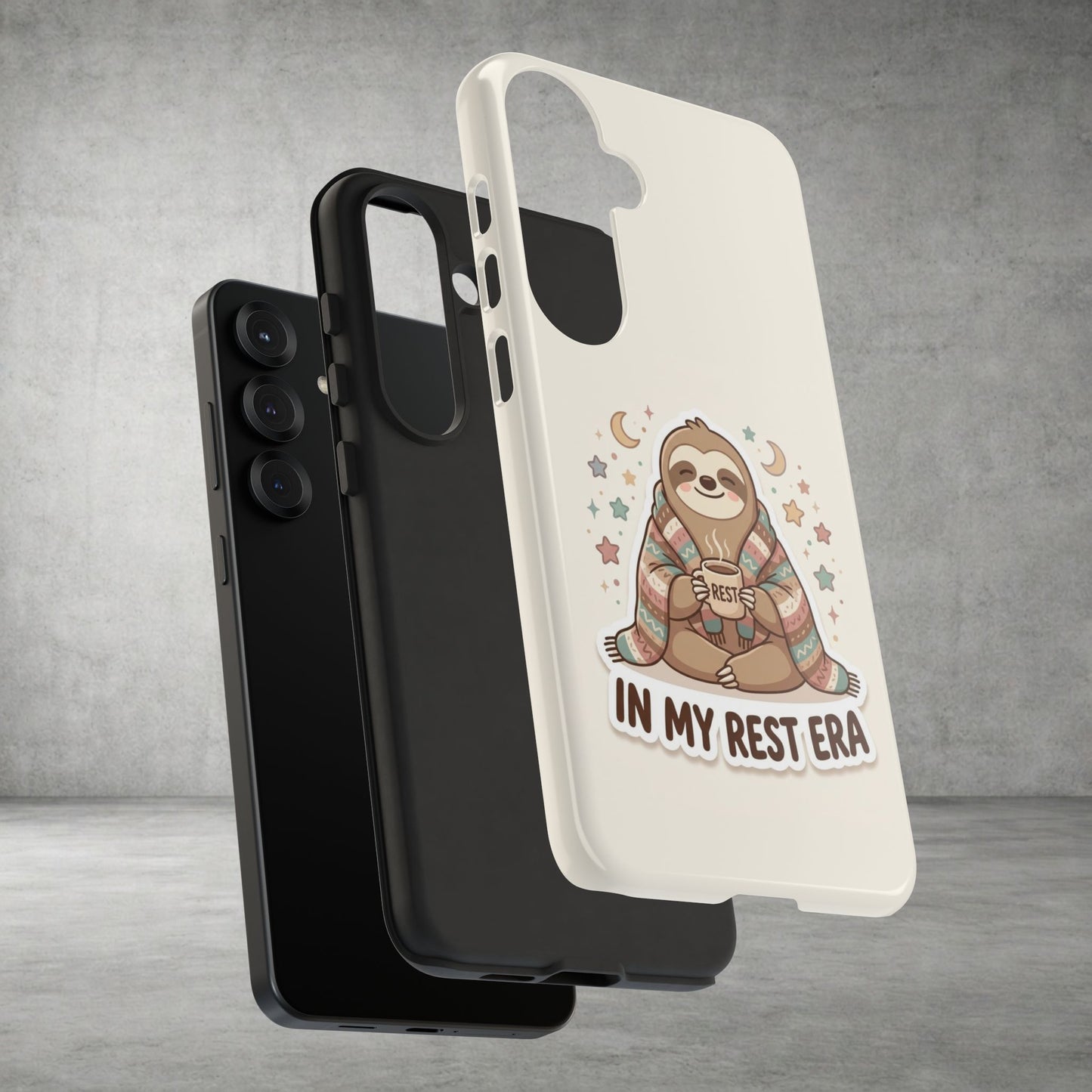 Phone Case — "In My Rest Era" Sloth Cozy Cute Protective Case
