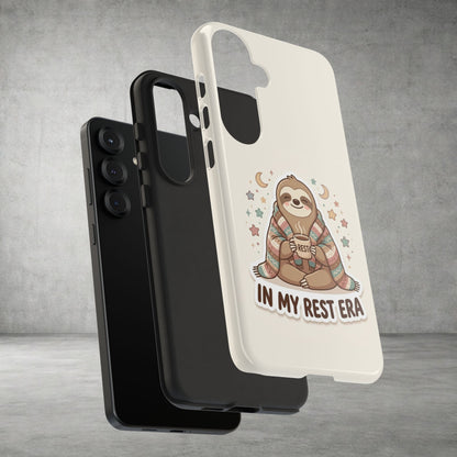 Phone Case — "In My Rest Era" Sloth Cozy Cute Protective Case