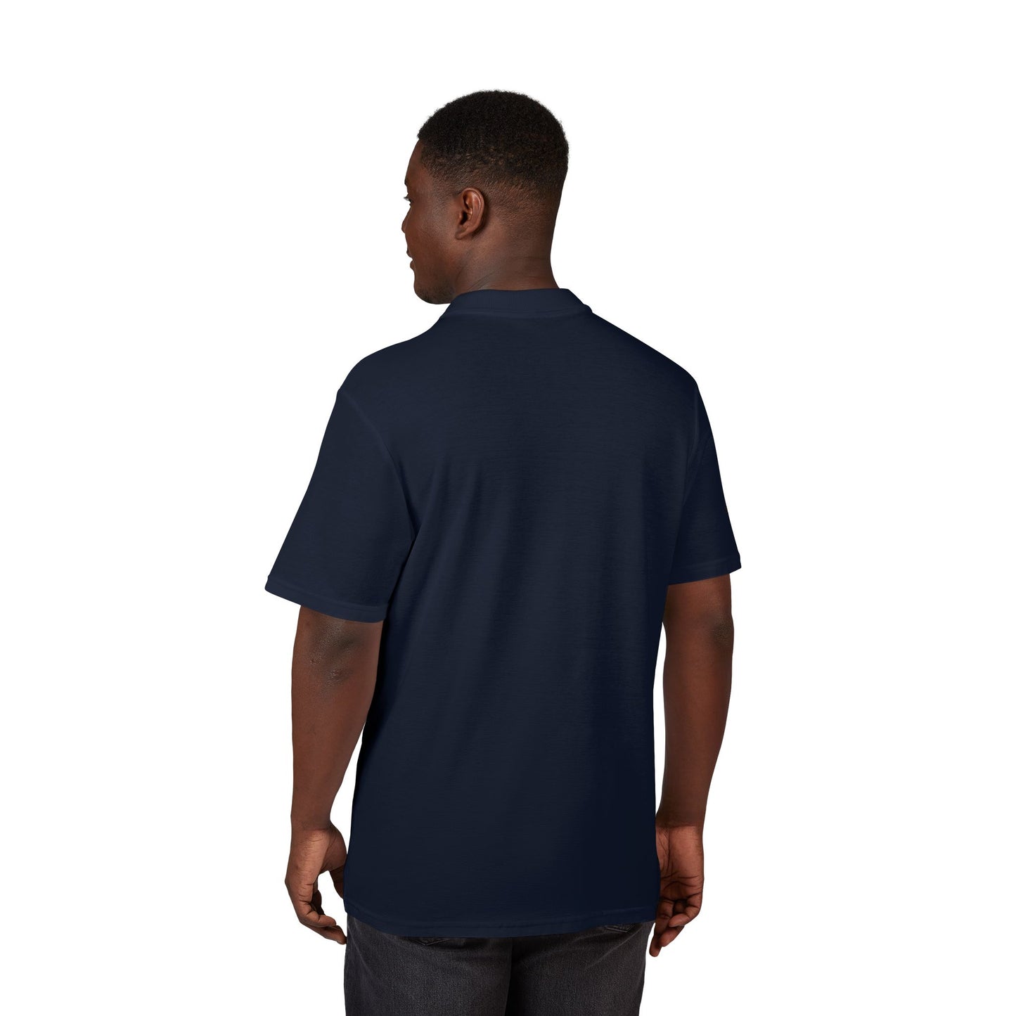 A Blue Ember Creative - Embroidered Diamond Floral Polo Shirt