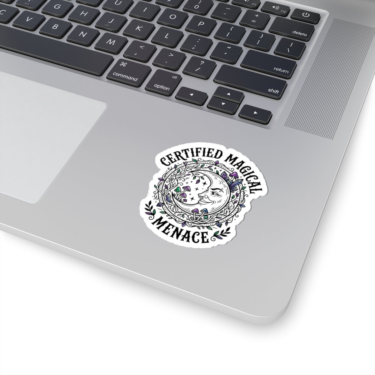 Certified Magical Menace Sticker | witchy, goblincore, celestial aesthetic