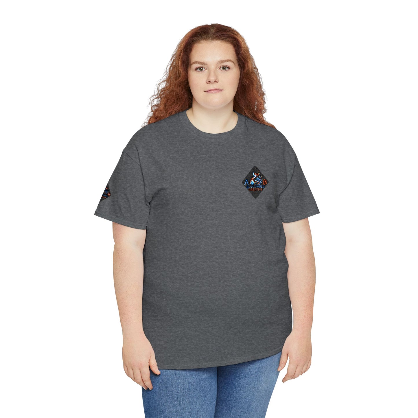 A Blue Ember Diamond Chest Tee