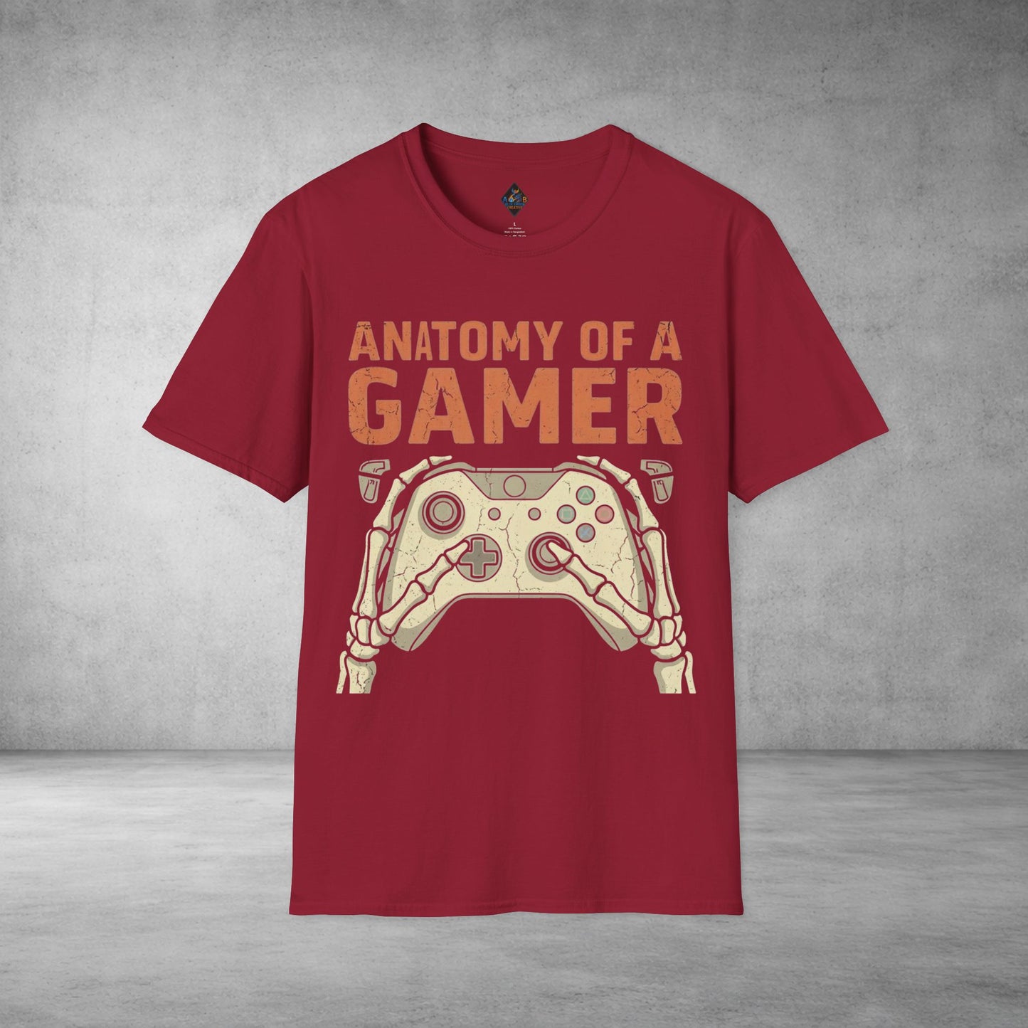 Anatomy of a Gamer T-Shirt – Retro Controller Graphic Tee for Gamers