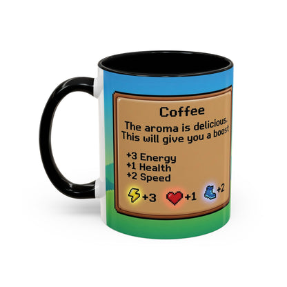 Stardew Valley Inspired Mug – Cozy Gamer Coffee Cup – Farming Game Gift – Pixel Art Aesthetic Mug